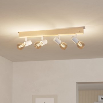 Eglo - Oświetlenie punktowe TOWNSHEND 4xE27/60W/230V - certyfikat FSC