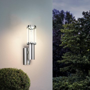 Eglo - Oświetlenie zewnętrzne LED z czujnikiem 1xGU10/3W + LED/3,7W IP44