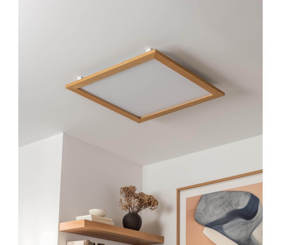 Eglo - Panel LED RGB 30,5W SALOBRENA-C brązowy + DO, ściemnialny