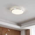 Eglo - Plafon łazienkowy LED/18W/230V 3000/4000/6500K śr. 34 cm IP54 matowy chrom