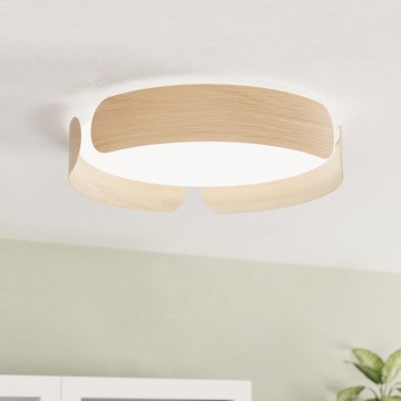 Eglo - Plafon LED/20W/230V Ø 37 cm beżowy