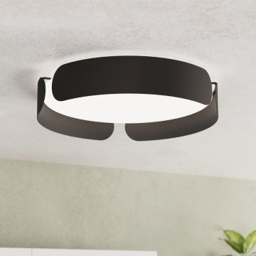 Eglo - Plafon LED/20W/230V Ø 37 cm, czarny