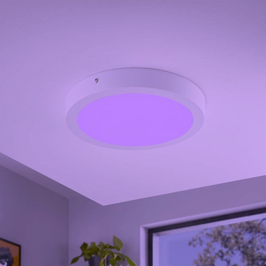 Eglo - Plafon ściemnialny RGBW FUEVA-C LED/21W/230V