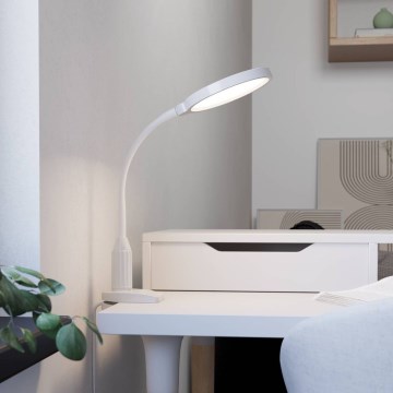 Eglo - Ściemnialna giętka lampka klipsowa LED/5,5W/230V 2700/4000/6500K biała
