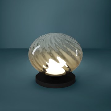 Eglo - Ściemnialna lampa biurkowa LED/5,8W/230V 2200-6500K beżowa/przydymiona