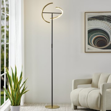 Eglo - ściemnialna lampa stojąca LED 2xLED/8,8W/230V złota/czarna