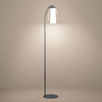 Eglo - ściemnialna lampa stojąca LED/7W/230V + LED/1,6W czarny chrom
