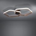 Eglo - ściemnialna lampa sufitowa LED/20W/230V 2200-6500K mosiądz + zdalne sterowanie