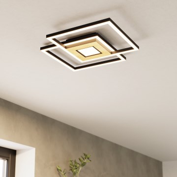 Eglo - ściemnialna lampa sufitowa LED 2xLED/17W/230V +LED/4,2W 2700-6500K + pilot zdalnego sterowania