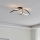 Eglo - Ściemnialna lampa sufitowa RGBW LED/22W/230V 2700-6500K czarny