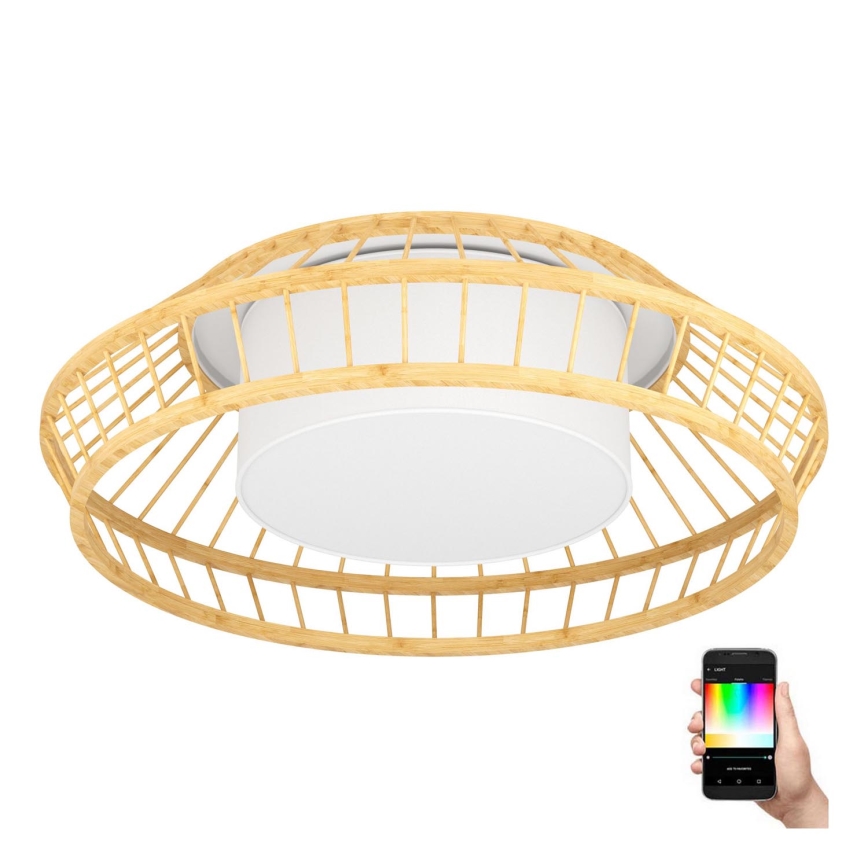 Eglo - Ściemnialna lampa sufitowa RGBW LED/22W/230V 2700-6500K