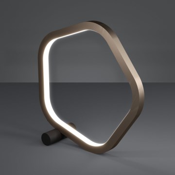 Eglo - ściemnialna lampka biurkowa LED/7W/230V złota