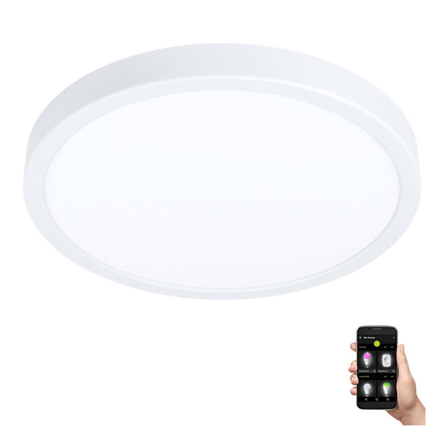 Eglo - ściemnialna łazienkowa oprawa sufitowa LED/19,5W/230V 2700-6500K IP44 ZigBee śr. 28,5 cm