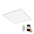 Eglo - Ściemnialna oprawa LED RGB SALOBRENA-C LED/24W/230V + pilot zdalnego sterowania