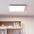 Eglo - ściemnialny natynkowy panel LED/33W/230V 2700-6500K 60x60 cm biały + pilot zdalnego sterowania