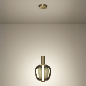 Eglo - Ściemnialny żyrandol LED na lince LED/6W/230V + LED/1,6W złoty