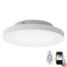 Eglo - Ściemniana lampa sufitowa LED RGB TURCONA-C LED/15W/230V + RC