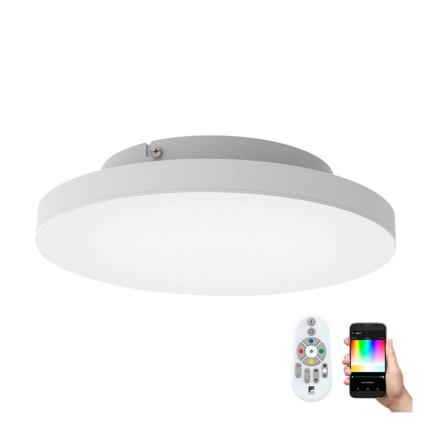 Eglo - Ściemniana lampa sufitowa LED RGB TURCONA-C LED/15W/230V + RC