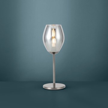 Eglo Stars of Light - Lampa stołowa 1xE27/60W/230V czarna/przydymiona