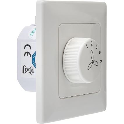 Eglo - Sterownik wentylatora ściennego 100W/230V