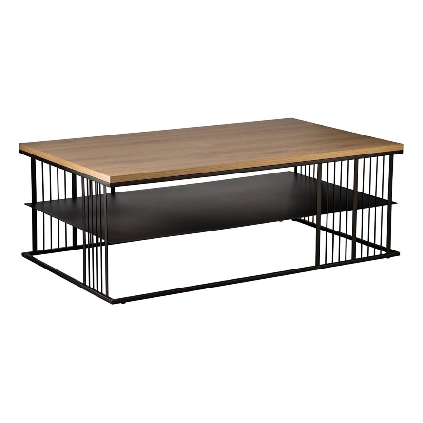 Eglo - Stolik kawowy 36x100 cm brązowy/czarny - certyfikat FSC