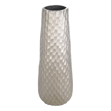 Eglo - Wazon metalowy 40,5x14 cm srebrny