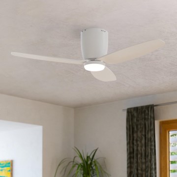 Eglo - Wentylator sufitowy LED/15W/230V z pilotem do zdalnego sterowania