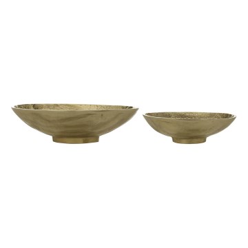 Eglo - ZESTAW 2x Dekoracyjna taca śr. 28/21 cm złoty