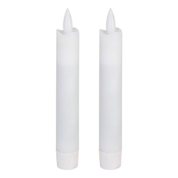 Eglo - ZESTAW 2x Świeca LED LED/1xAAA 15 cm biały