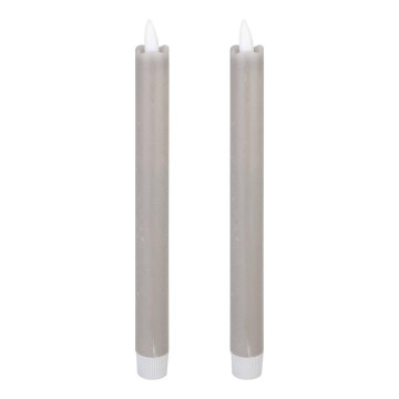 Eglo - ZESTAW 2x Świeca LED LED/1xAAA 24,5 cm szary