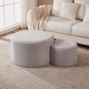 Eglo - ZESTAW 2x Taboret pr. 45,5/70 cm szary
