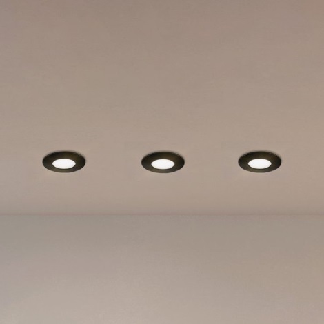 Eglo - ZESTAW 3x LED Łazienkowe oświetlenie wpuszczane LED/4,9W/230V IP44