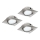 Eglo - Zestaw 3x LED Oprawa wpuszczana PINEDA 1xLED/4,9W/230V