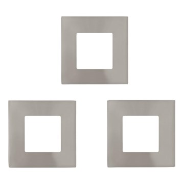 Eglo - ZESTAW 3x opraw wpuszczanych LED FUEVA, 2,7W/230V, 8,5x8,5 cm