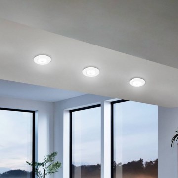 Eglo - ZESTAW 3x wpuszczanych opraw sufitowych LED RGBW, ściemnialnych, LED/4,7W/230V, 2700-6500K, białe