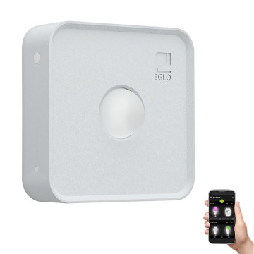 Eglo - Zewnętrzny czujnik ruchu i zmierzchu CONNECT SENSOR 12 m 3xAA biały IP44