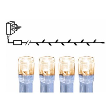 Eglo - Zewnętrzny łańcuch LED 160 diod, 16 m, IP44, ciepła biel