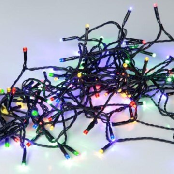 Eglo - Zewnętrzny łańcuch świąteczny LED, 80 diod, 8 m, IP44, wielokolorowy