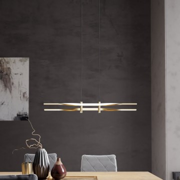 Eglo - Żyrandol LED na linkach LED/21W/230V złoty