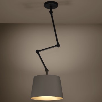 Eglo - Żyrandol na drążku 1xE27/40W/230V brązowy