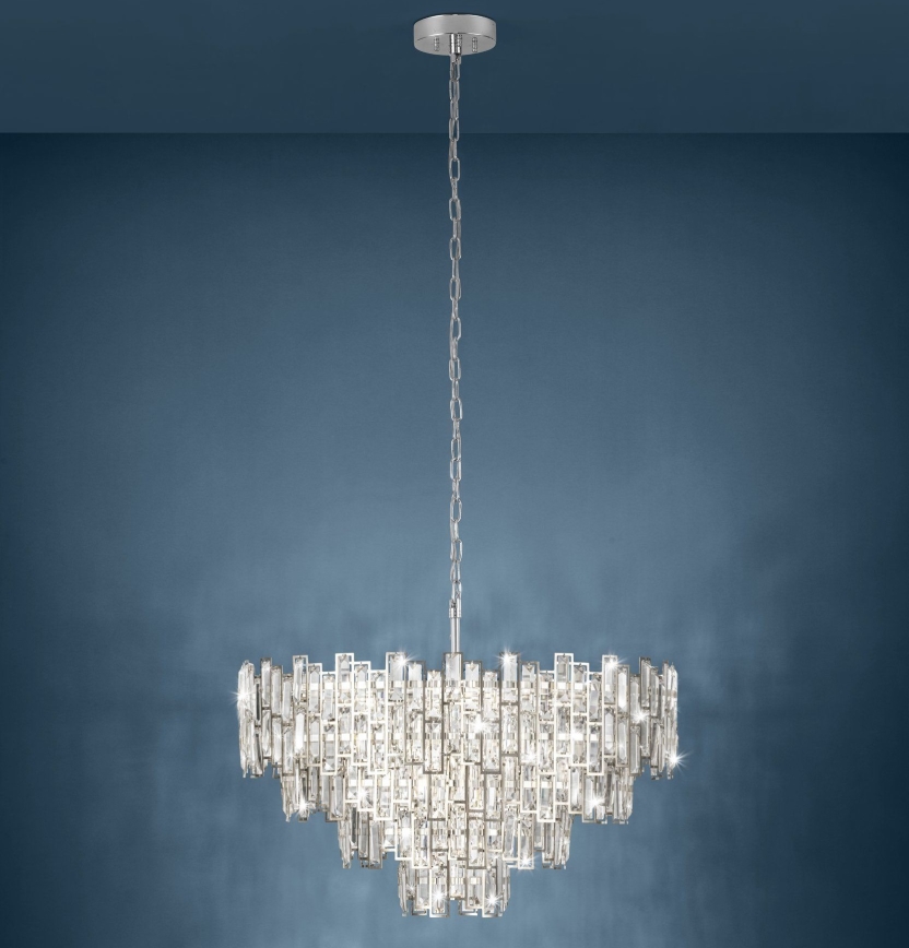 Eglo - Żyrandol na łańcuchu 10xE14/25W/230V średnica 78 cm