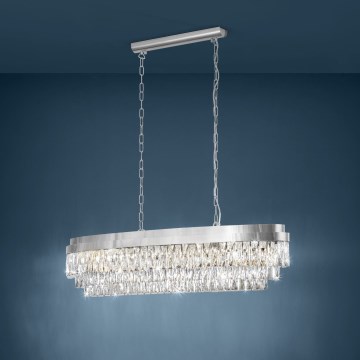 Eglo - Żyrandol na łańcuchu 13xE14/40W/230V błyszczący chrom