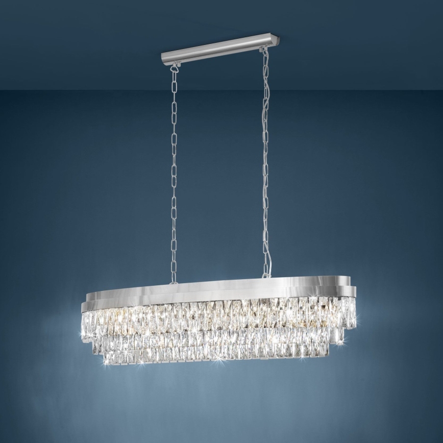 Eglo - Żyrandol na łańcuchu 13xE14/40W/230V błyszczący chrom