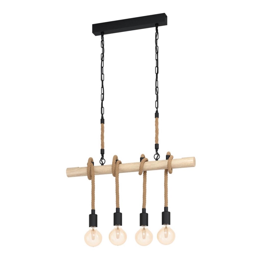 Eglo - Żyrandol na łańcuchu 4xE27/40W/230V