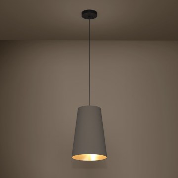 Eglo - Żyrandol na lince 1xE27/40W/230V brązowy