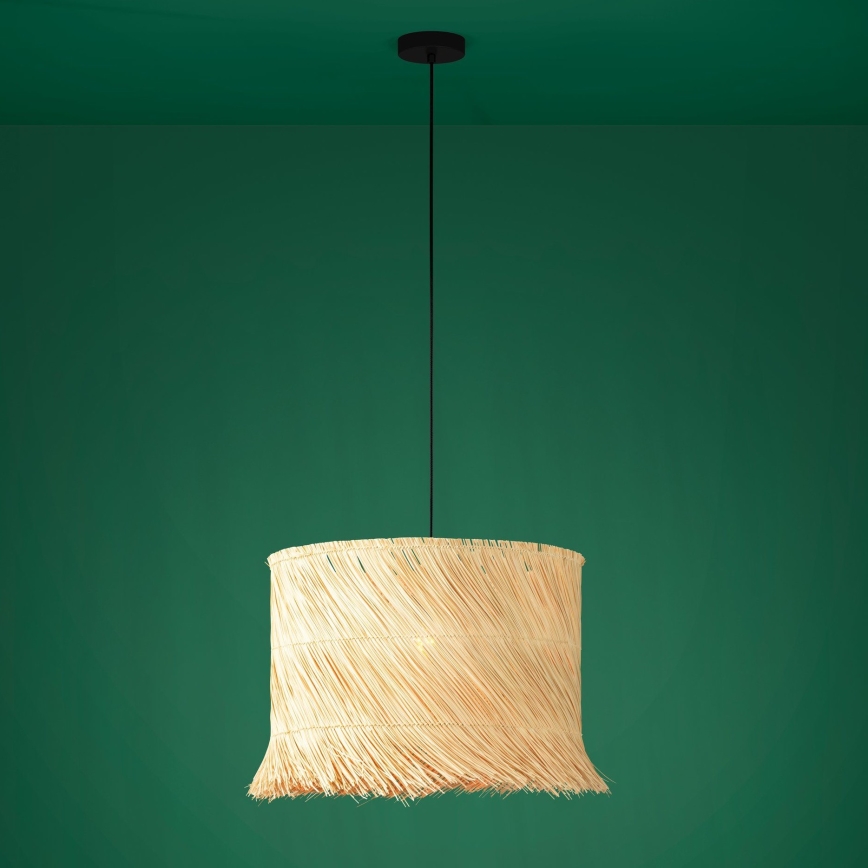 Eglo - Żyrandol na lince 1xE27/40W/230V rattan