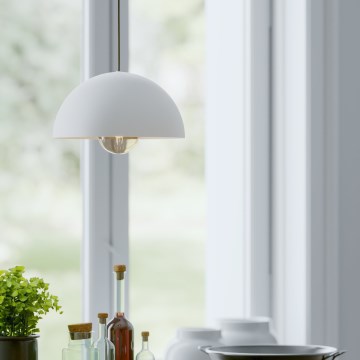 Eglo - Żyrandol na lince 1xE27/40W/230V śr. 30 cm białe