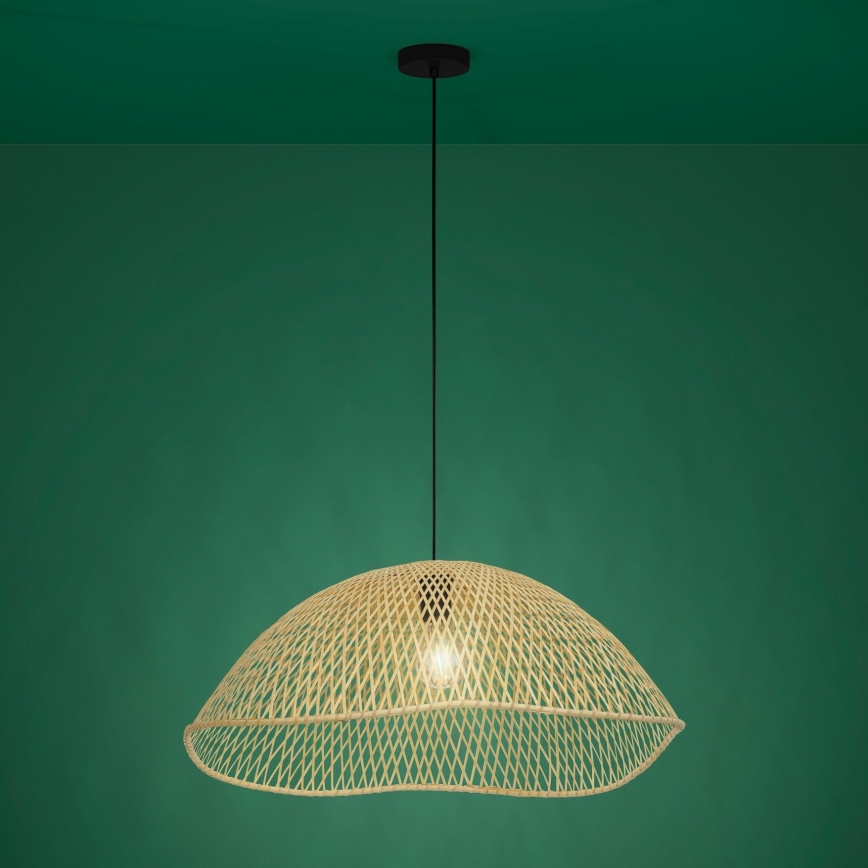 Eglo - Żyrandol na lince 1xE27/40W/230V śr. 72 cm bambus