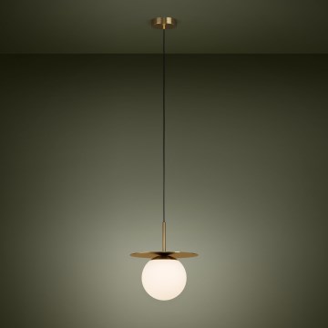 Eglo - Żyrandol na lince 1xE27/40W/230V złoty