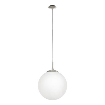 EGLO - Żyrandol na lince 1xE27/60W/230V śr. 25 cm biały